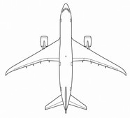 First Officer A330neo aircraft silhouette